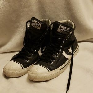 Leather Converse